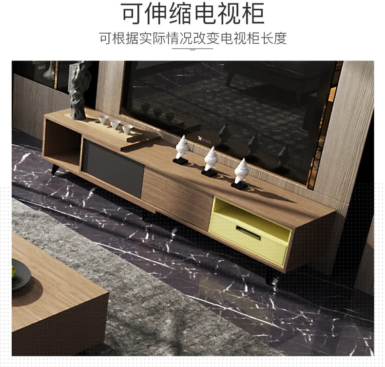 TV Stand modern Living Room Home Furniture tv led monitor stand mueble tv cabinet mesa tv table + Coffee Table centro table bass
