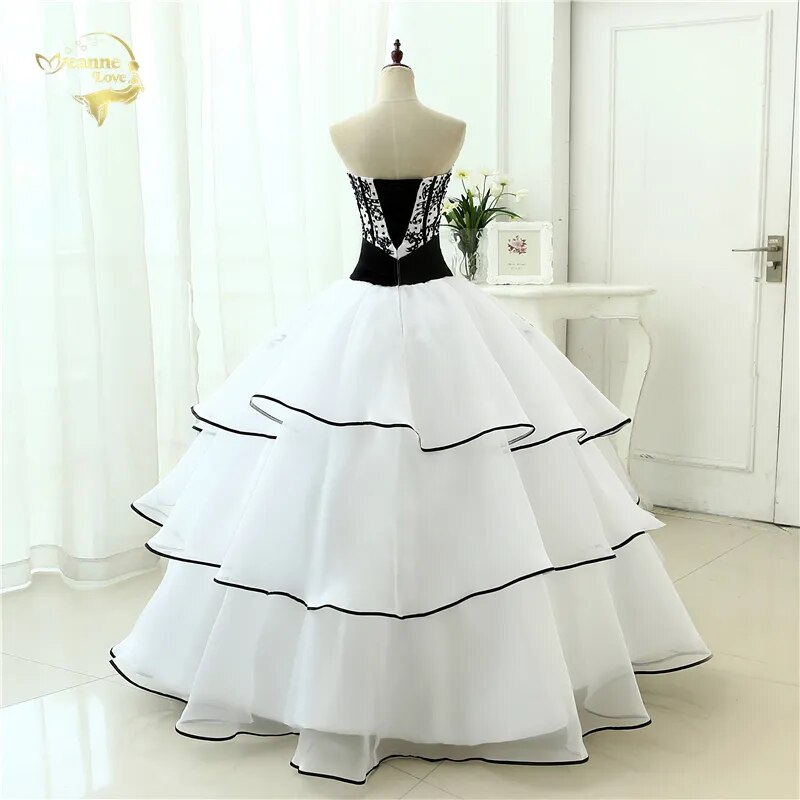 Vestidos De Noiva Hot Sale 2023 New Arrival  Wedding Dresses Classical A line White Black Women's Vintage Ball Gown OW 0199 Plus - KAISERINC