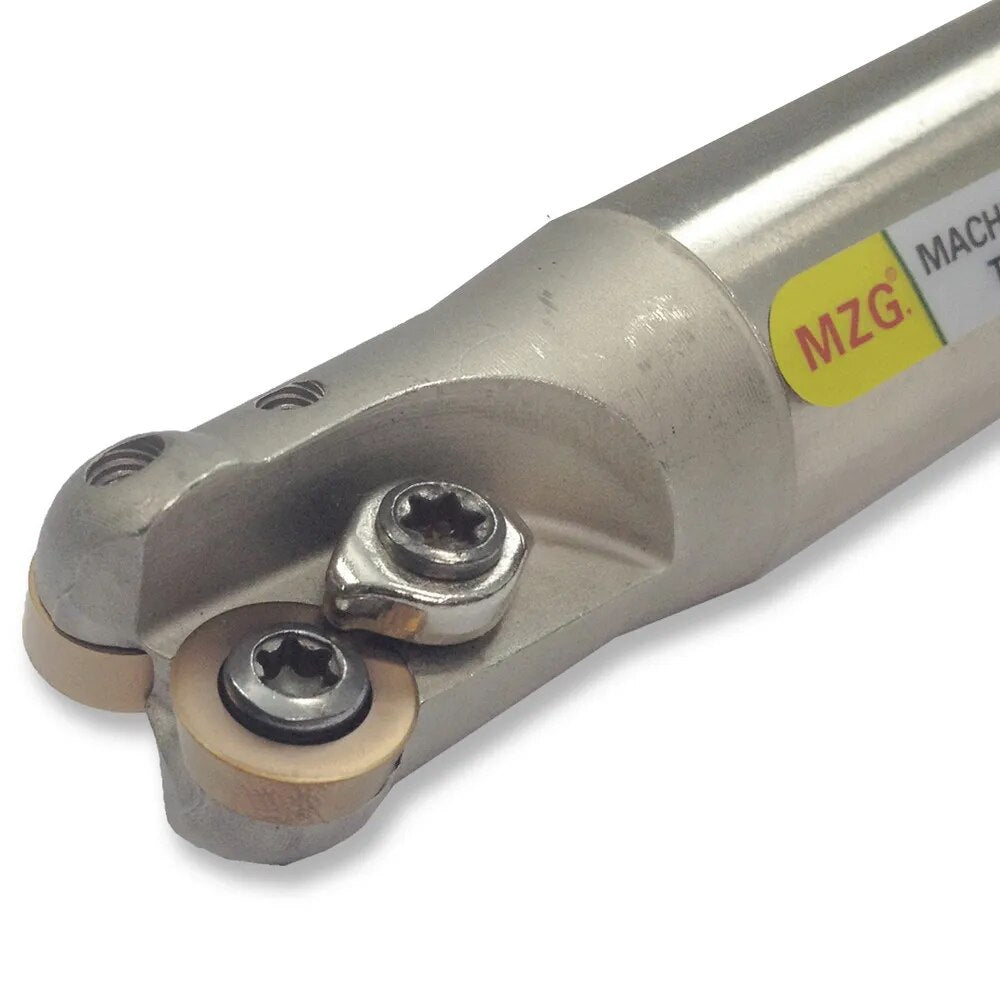 MZG EMRC16-4R16-200-2T Two RP Carbide Inserts Clamped Alloy End Mill Arbor Milling Cutting Machining Round Nose Milling Cutter
