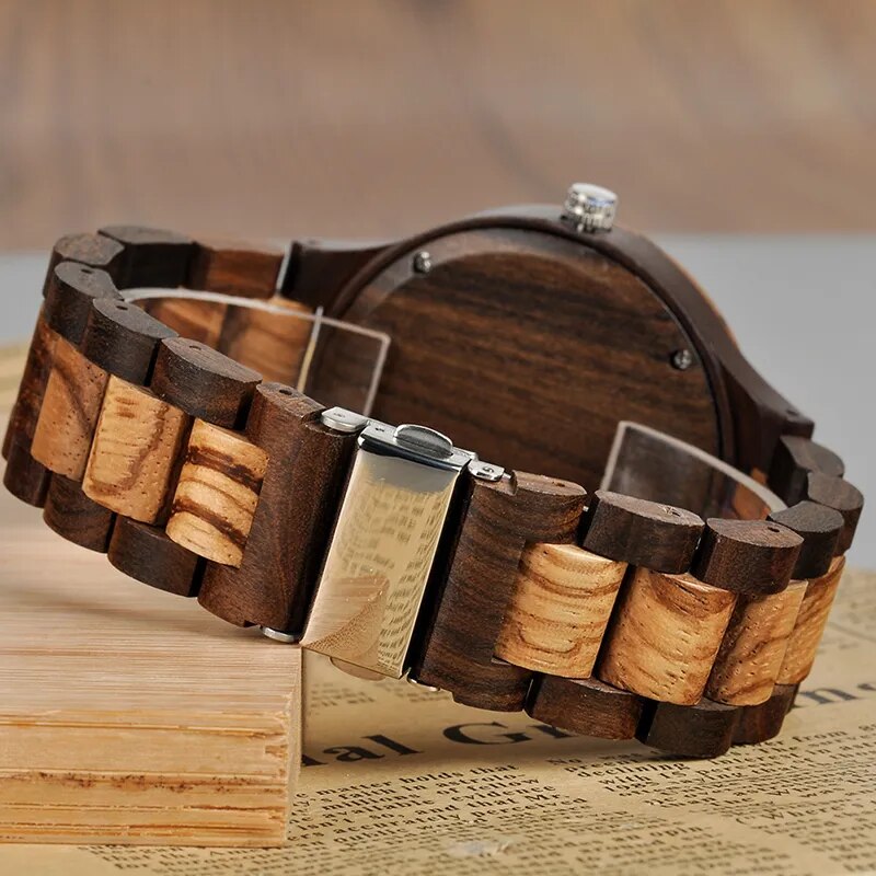 BOBO BIRD Personal Photo Print Customized Logo Wood Watch with Gift Box Relogio Feminino Masculino Unque Creative Cool Stlye