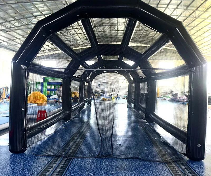 Inflatable Batting cage Baseball Hitting Interactive games for sale