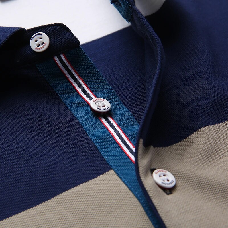 2022 Brand Casual Summer Fitness Short Sleeve Polo Shirt Men Poloshirt Jersey Striped Mens Polos Tee Shirts Dress Fashions 62917