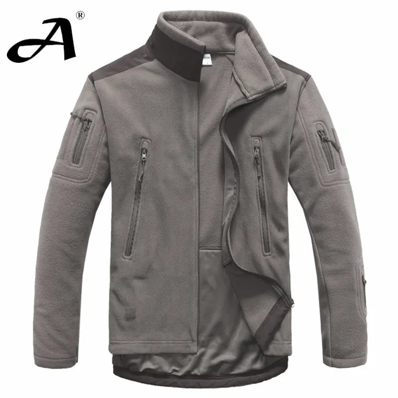 mens clothing autumn winter fleece army jacket softshell clothing for men softshell military style jackets - KAISERINC