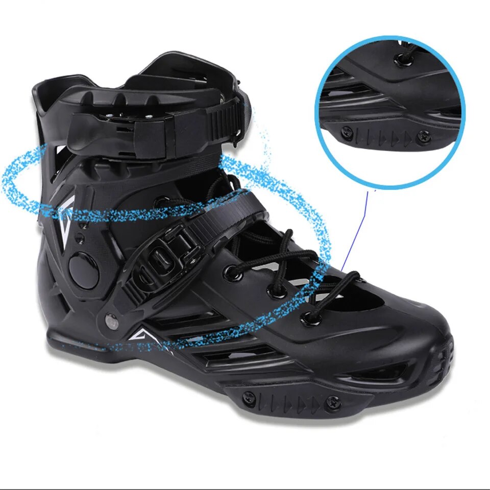 JAPY RS6 Inline Skates Professional Slalom Adult Roller Skating Shoes Sliding Free Skate Patins Size 35-46 Good As SEBA Sneakers
