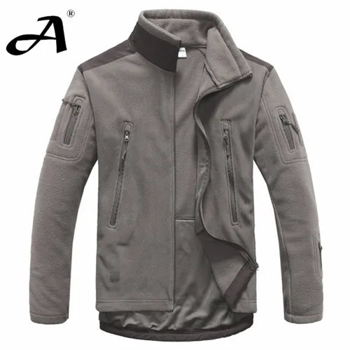 mens clothing autumn winter fleece army jacket softshell clothing for men softshell military style jackets - KAISERINC