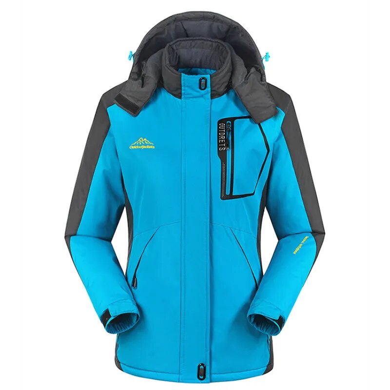 Outdoor Winter Women Skiing Jackets Snowboarding Jacket Colorful Windproof Breathable Ski Hiking Jackets Girls Warm Coat -30 Deg - KAISERINC