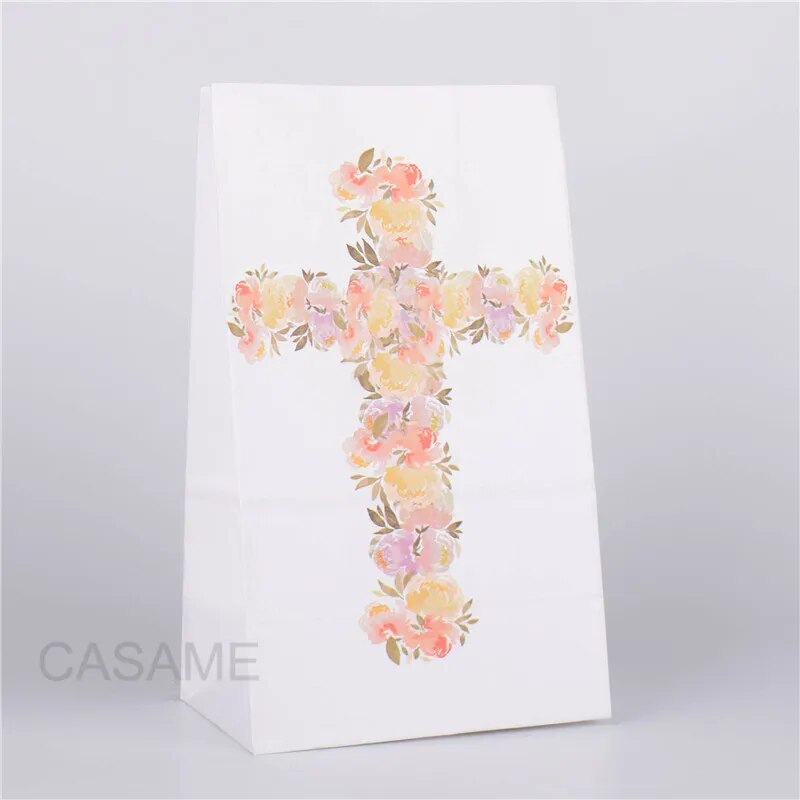 50000 pcs Customized wholesale Paper Bag Birthday Gift Bags Candy Bag Baby Shower Birthday Party Wedding Supplies Decoration