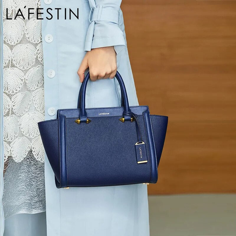LA FESTIN Famous Handbag Women Designer 2022 New Fashion Trapeze Shoulder Luxury Totes Bags Multifunction Brands Bolsa Crossbody