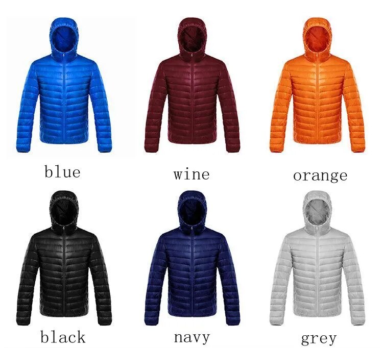 NewBang Down Coat Male Ultra Light Down Jacket Men's Warm Jackets Windbreaker Lightweight Coat Feather Puffer Parka Feather Coat - KAISERINC