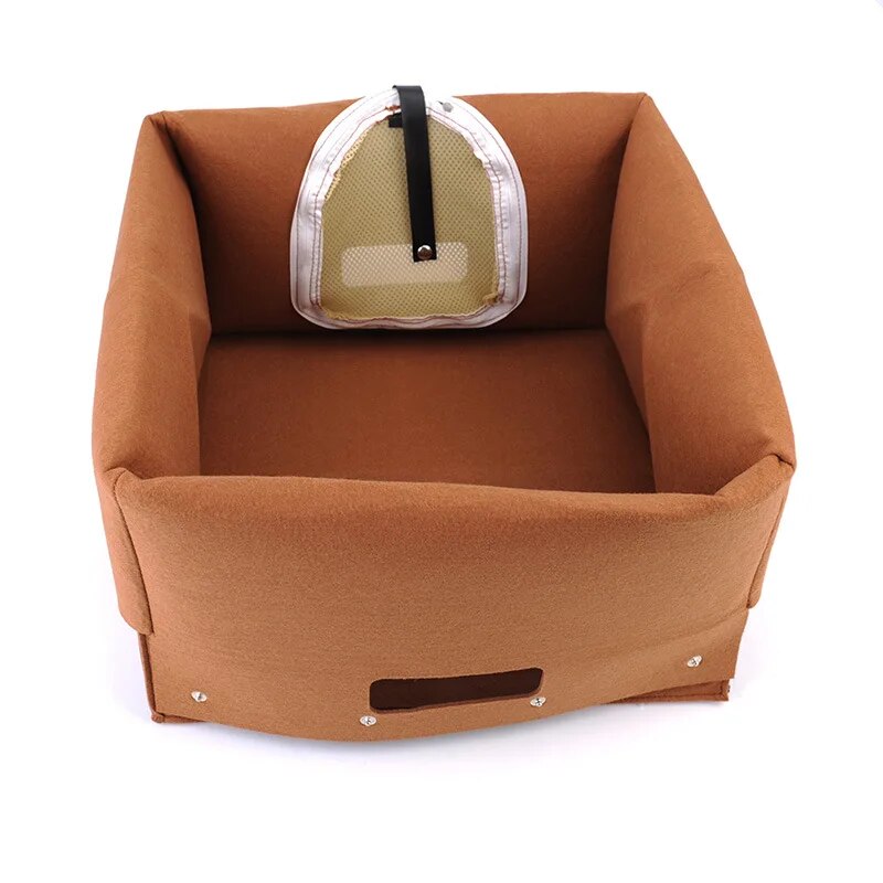 Pet Cat Bed Multi-functional Portable Felt pet bed Washable Collapsible outdoor pet bag Breathable mesh four seasons available