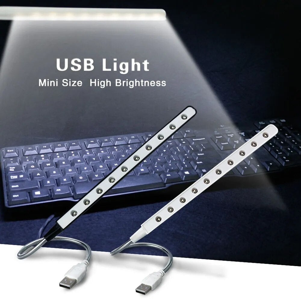 Book Lights Book Reading lamp LED Night light USB 5V Eye Protection Desk Table lighting For PC Notebook Power Bank Study Work