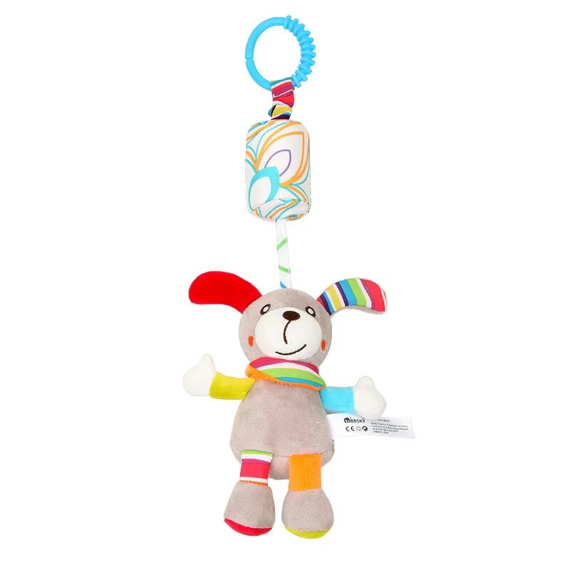 Rattle Toys For Baby Cute Puppy Bee Stroller Toy Rattles Mobile For Baby Trolley 0-12 Months Infant Bed Hanging Gift