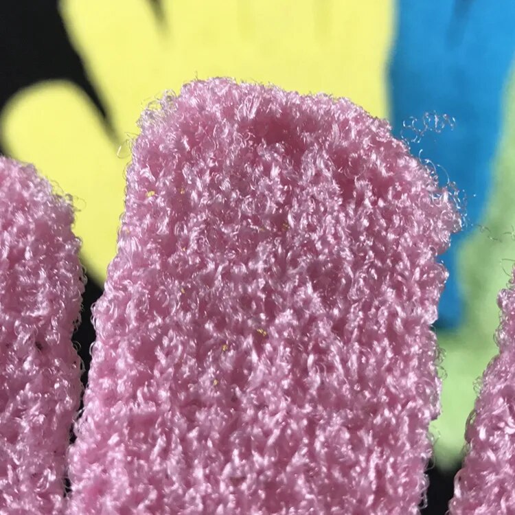 Five Fingers Bath Towel Gloves Bath Shower Candy Colors Body Wash Skin Spa Bath Scrubber Clean Brush Bath Amenities Multicolor