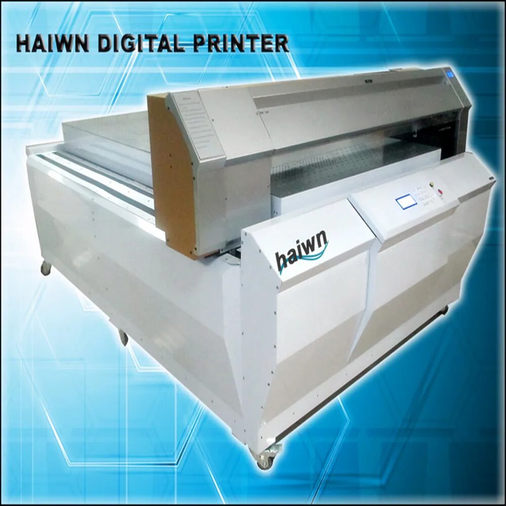 Large Format Flatbed Inkjet Printer Print On PVC ID Bussiness Card Printing Machine For Sale