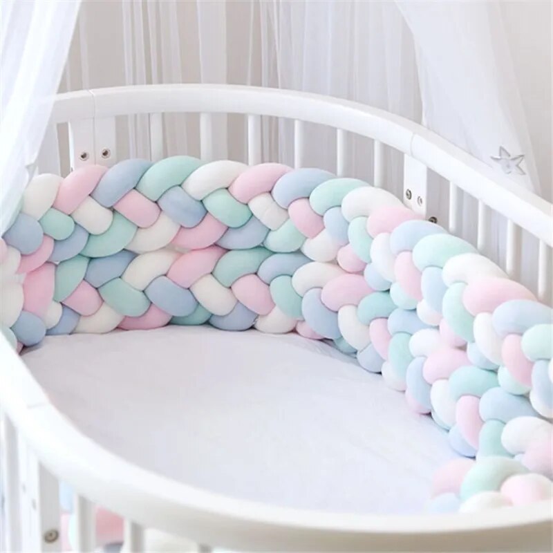 2.2M/3M Baby Bed Bumper Baby Bumper for Boys Girls Baby Cot Bumper Crib Protector cuna para bebe Room Decor