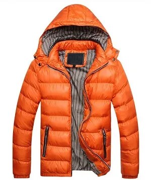 Men's Winter Jacket Solid Slim Fit Cotton Padded Windproof Warm Coats Men Spring Autumn Outwear Jackets Tops Size Plus 4XL 5XL - KAISERINC