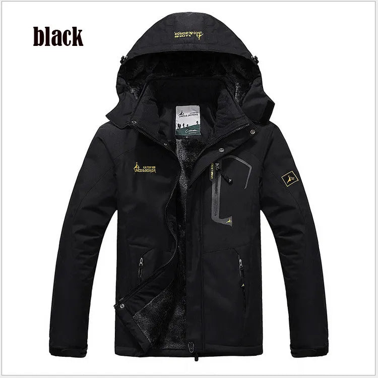 ZOEQO jaqueta masculina men's  thick outwear overcoat Winter jacket Men Windproof Hood parka mens jackets and coats windbreaker - KAISERINC