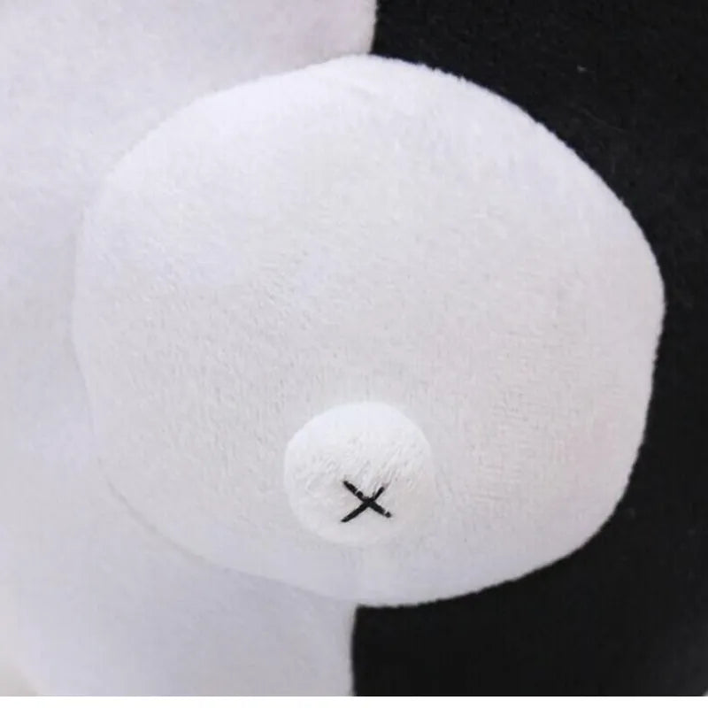Dangan Ronpa Super Danganronpa 2 Monokuma Black & White Bear Plush Toy Soft Stuffed Animal Dolls Birthday Gift for Children Kids