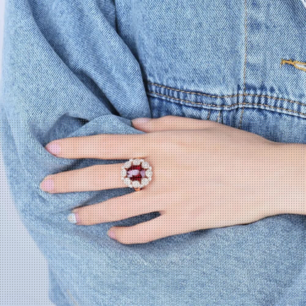 Fantastic Natural Tourmaline Gemstone Rings Diamonds 18K Rose Gold Engagement Party Ring Oval 10x12mm For Women Promise Gift