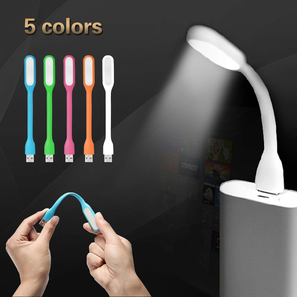 Book Lights Book Reading lamp LED Night light USB 5V Eye Protection Desk Table lighting For PC Notebook Power Bank Study Work