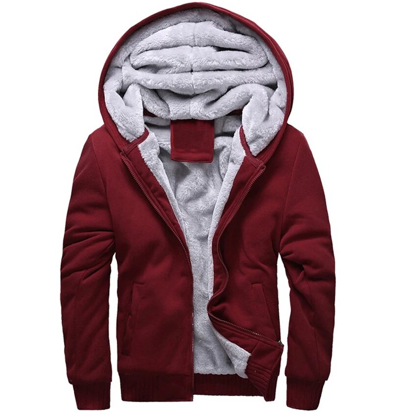 Mountainskin Winter Soft Men's Jackets Solid Casual Men's Tracksuits Fleece Warm Homme Hoodies Thick Men's Sportswear,EDA163