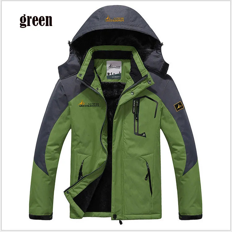 ZOEQO jaqueta masculina men's  thick outwear overcoat Winter jacket Men Windproof Hood parka mens jackets and coats windbreaker - KAISERINC
