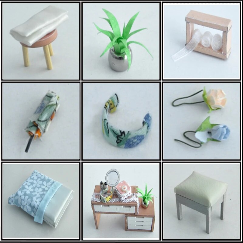 CUTEBEE Diy Doll House Wooden Doll Houses Miniature dollhouse Furniture Kit Toys for children Christmas Gift TD16