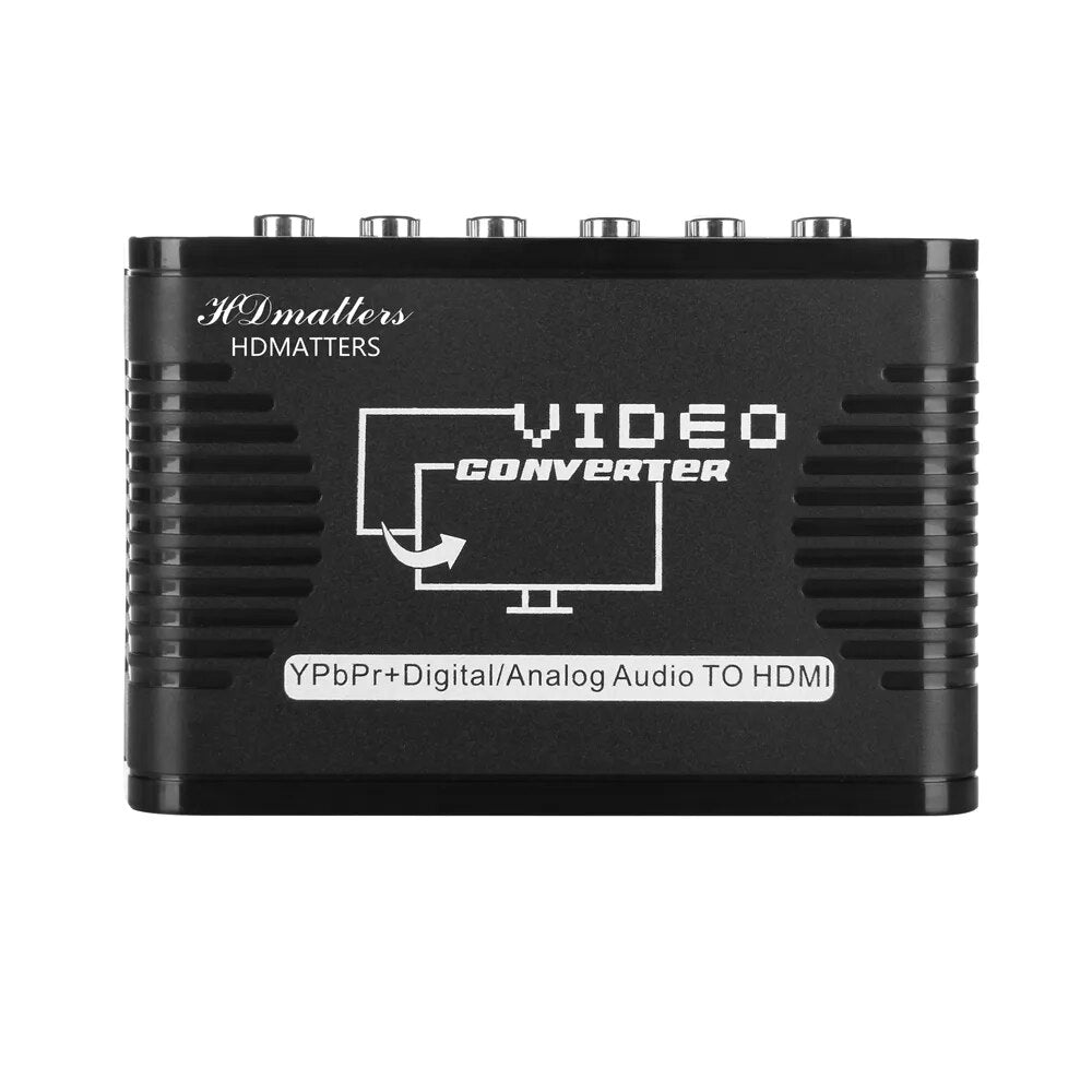 5 RCA Ypbpr component to HDMI-compatible converter component video to hdmi-compable video audio converter adapter for ps2