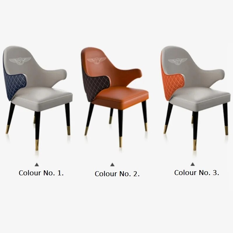 Modern Italian Noble Hotel Dining Chair French Style Commercial Lounge Furniture