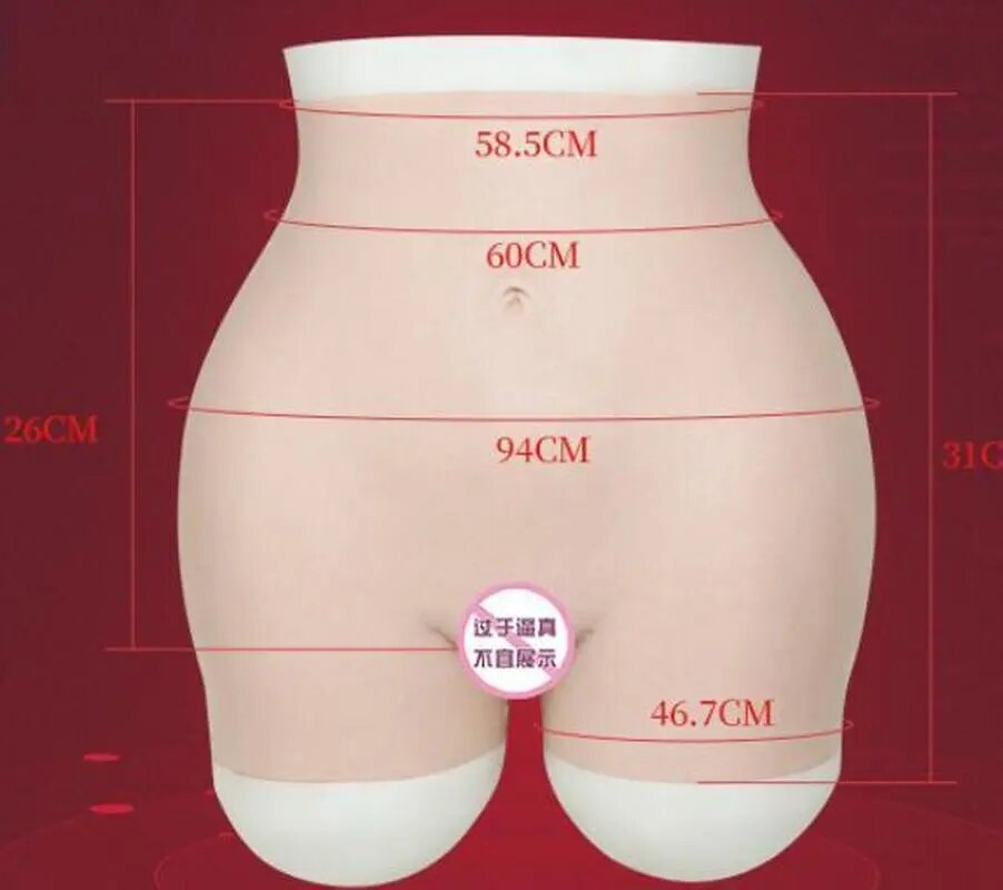 2000g Full Silicone Shorts Sexy Big Buttocks Shaping Accessories Butt Enhancer Cross Dress Queen Seamless Buttocks Shapewear