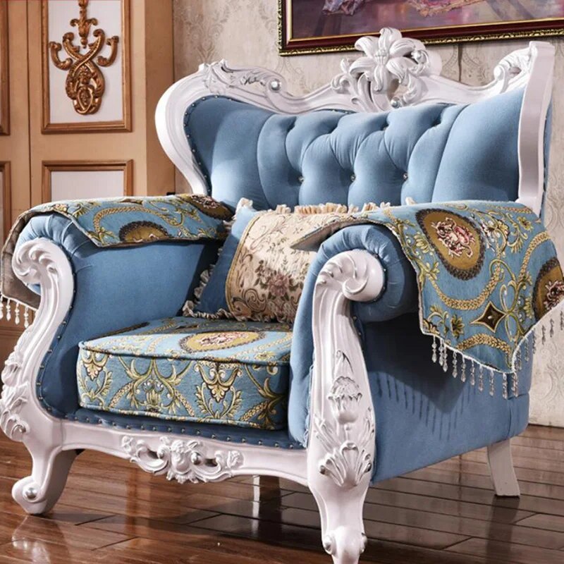 high quality  European  antique living room sofa furniture genuine leather set xhs0010