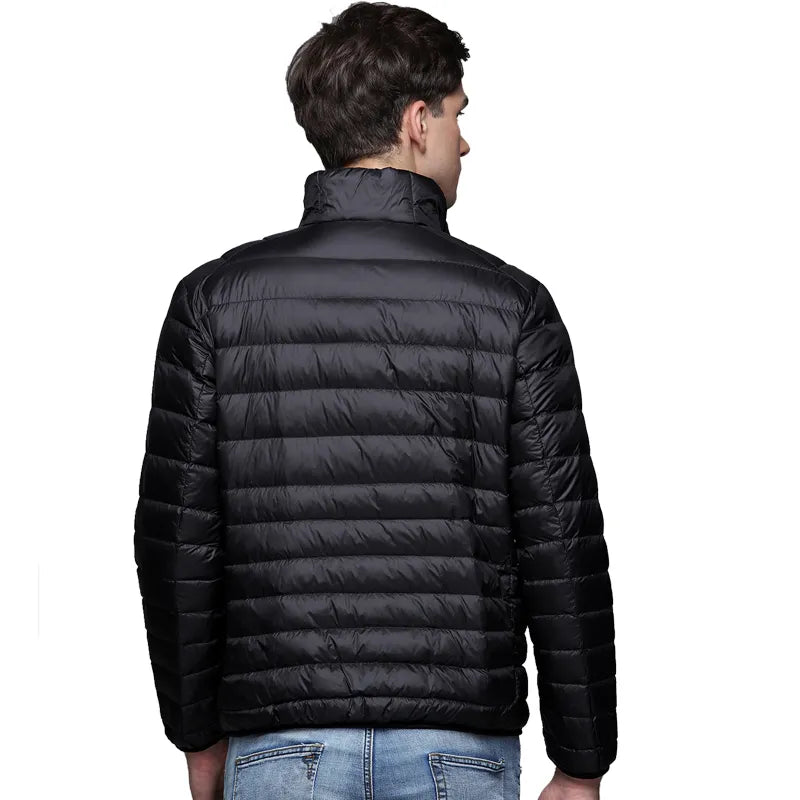 New Autumn Winter Man 90% Duck Down Jacket Ultra Light Thin S-3XL Spring Jackets Men Stand Collar Outerwear Coat - KAISERINC