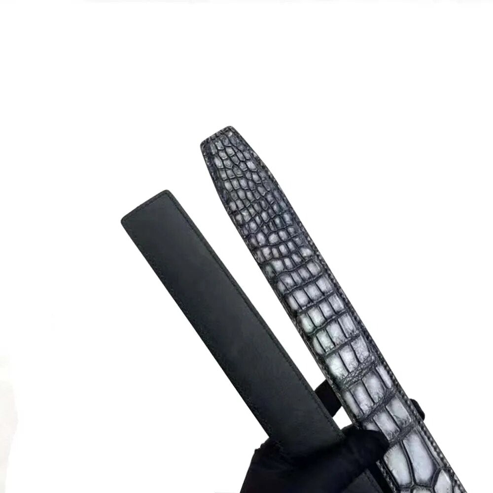 yingshang new crocodile leather belt nile crocodile leather leather belt for male fashion style