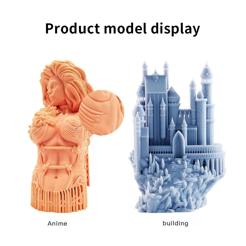 NOVA3D UV Resin 3D Printer 405nm LCD Printing Resina Colorful Material Compatible for Photon MONO X Elegoo Mars Pro Printers