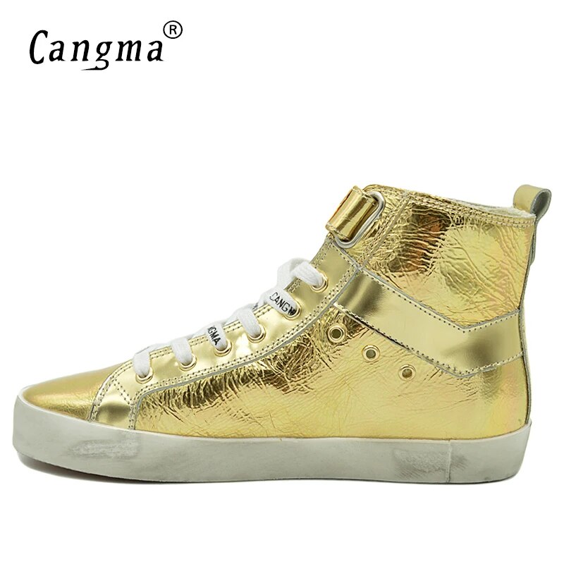 Custom Name Logo Designer Women Men Sneakers Genuine Leather Casual Shoes
