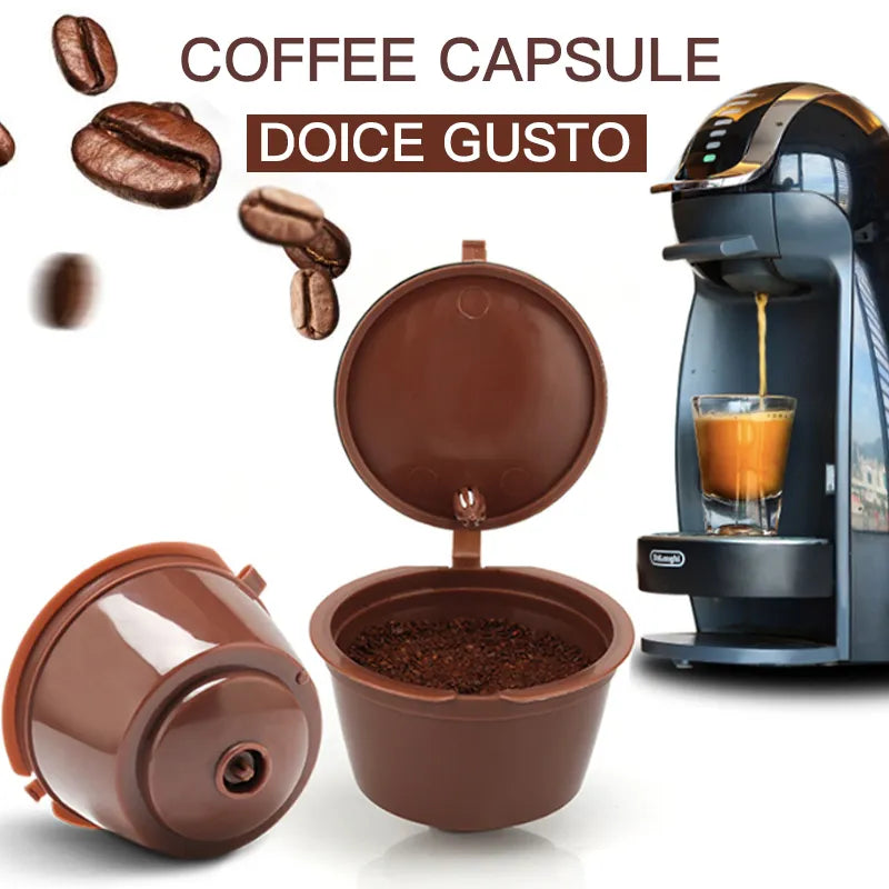 Nespresso 1/2/3PCS Coffee Capsule Nestle Dolce Gusto Capsule Reusable Coffee Filter Capsule Machine Barista Coffee Accessories