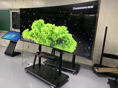 100 105 110 inch curved screen 4K monitor display TV wifi KTV TV Android OS smart led television TV