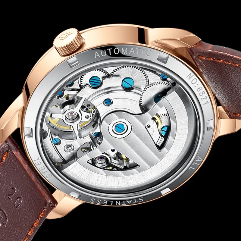 AILANG AAA Quality Watch Expensive Double Tourbillon Switzerland Watches Top Luxury Brand Men's Automatic Mechanical Watch Men