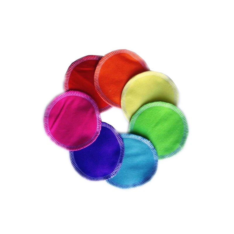 Reusable Makeup Remover Pads Zero Waste 12 Pack Bamboo Cotton Rounds Cloth Washable Cleansing Wipes Facial Cleaning Pads