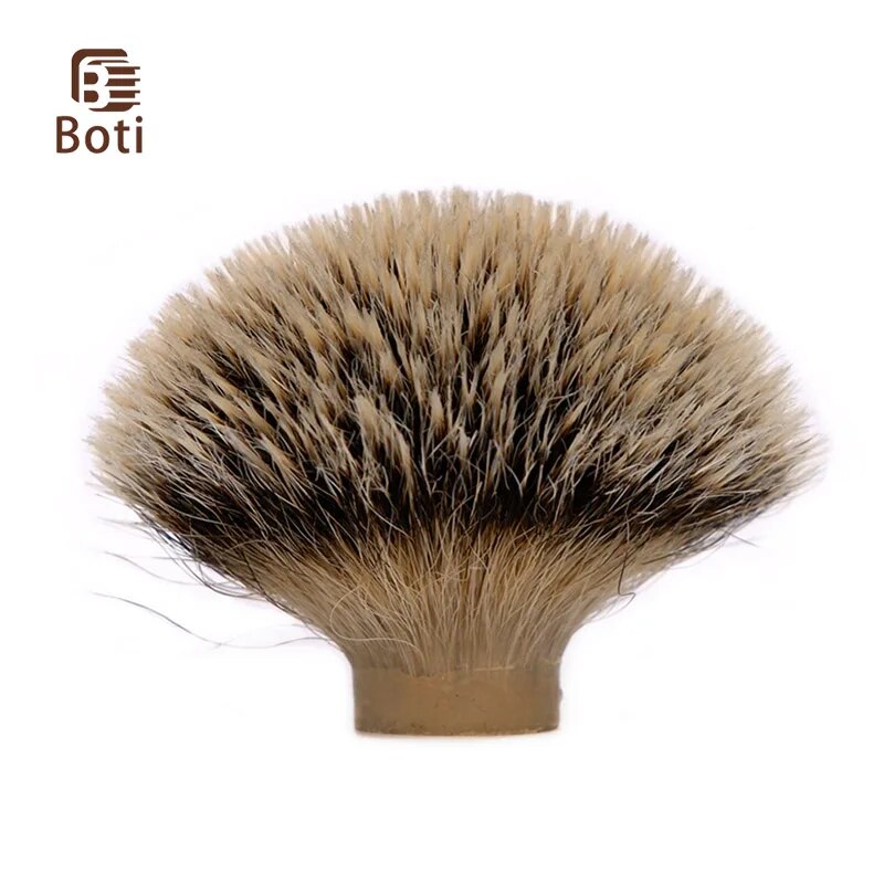 Boti Brush-SHD Leader Silvertip Badger Hair Knot Shaving Brush Bulb Shape Men's Beard Tool Shaving Knot Handmade