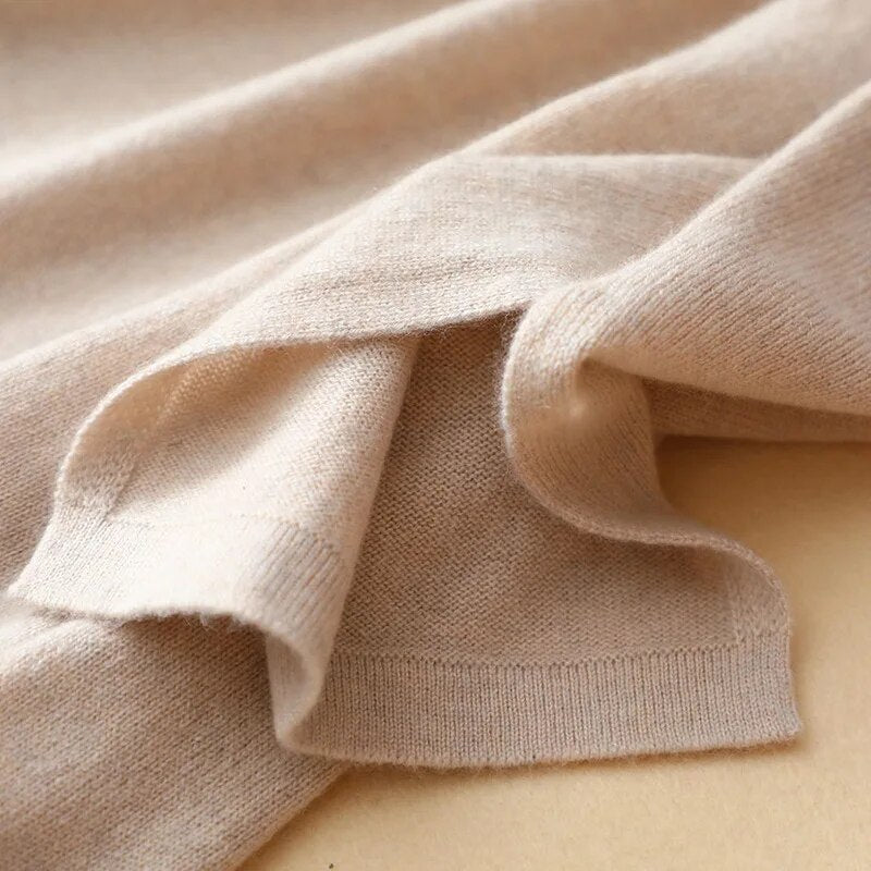 knitted cashmere skirt  Autumn   winter new elegant ladies  lace embroidery cashmere dress women's clothing