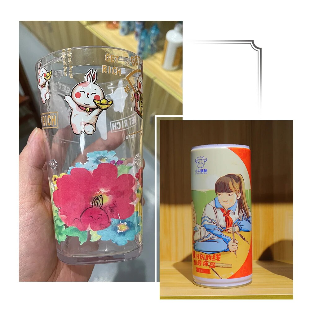 UV Cylinder Printer For Epson XP600 Large Format Fast Print UV Cone Printer For Bottle Thermos Aluminum Can UV Cylinder Printer