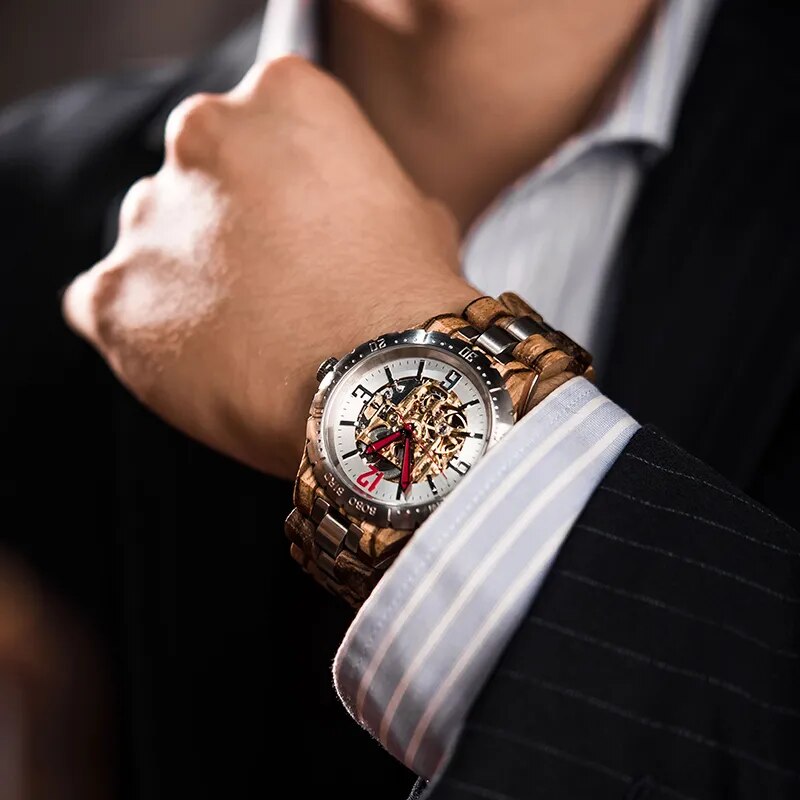 BOBO BIRD Mechanical Watches Men Waterproof Automatic Watches Top Brand Luxury Wristwatches orologi uomo automatico