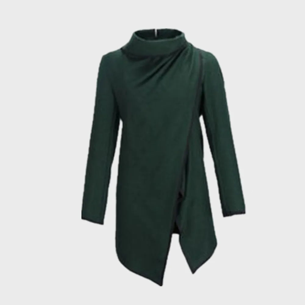 New Woman Fashion Autumn Winter Woolen Overcoat Women Long Sleeve Jackets Woolen Coat Outwear - KAISERINC