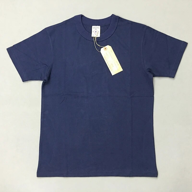 BOB DONG 300gr Basic Tee Shirts Summer Heavyweight Cotton Men's Plain T-Shirts