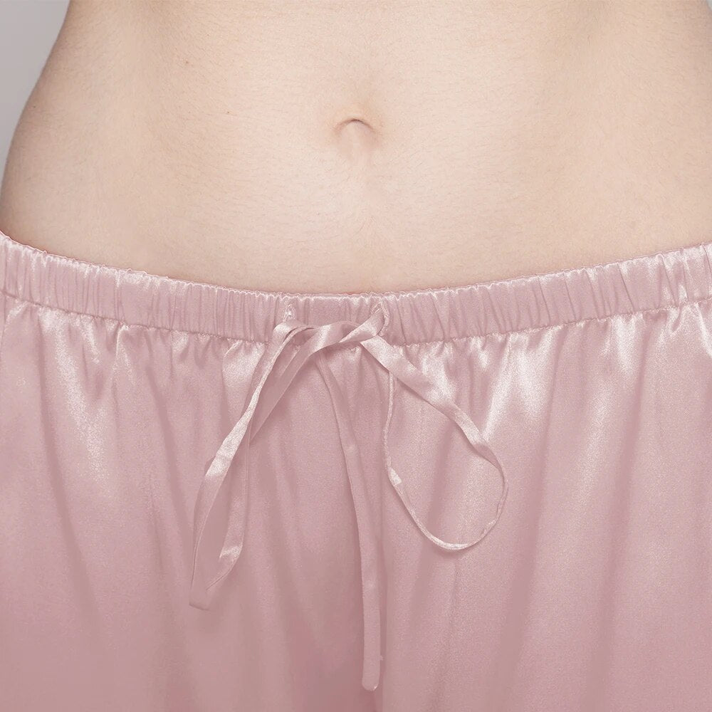 LILYSILK 100 Silk Pajamas Set Women Sleepwear 22 momme Luxury Natural Tank with Shorts Sleep Women's Clothing Free Shipping