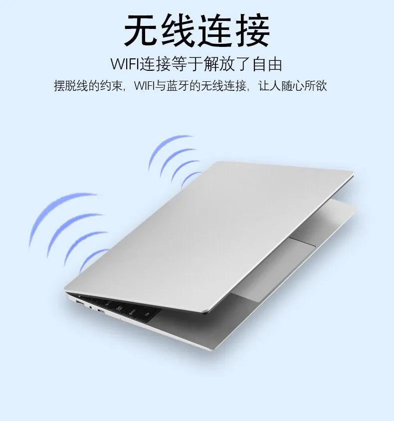 15.6 Inch Laptop Windows 10 Notebook 1920x1080 FHD Intel Apollo Lake Laptops 6GB/8GB RAM 128GB ROM Dual Wifi