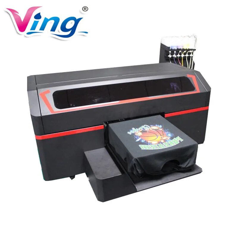 US Free Shipping Single Station Direct to Garment DTG Printer With 8 Industrial Heads