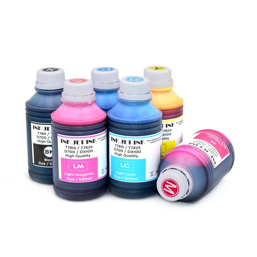 500ML/Bottle For Epson T312XL T378xl Dye Ink Refill Kit for Epson XP-8500 XP-8505 XP-8600 XP-8605 Printers