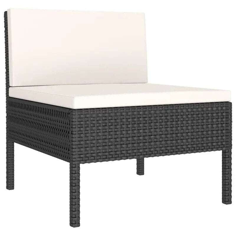 Outdoor Rattan Sofa Set of 10 Furniture Movable Free Combination Garden Home DecorationTerrace Waterproof Durable Seat Cushion